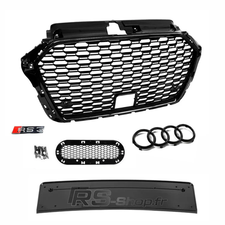 Calandre Grille Noir RS3 pour A3 / S3 8V - Image 14