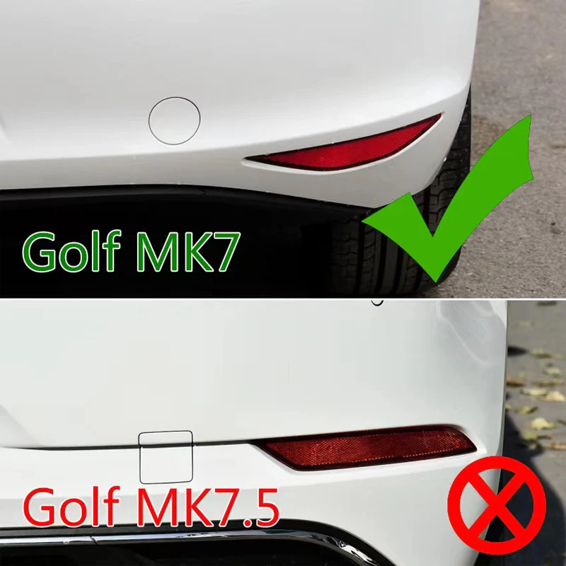 Kit Canard Pare choc Arrière Golf 7 GTI / R - Image 9