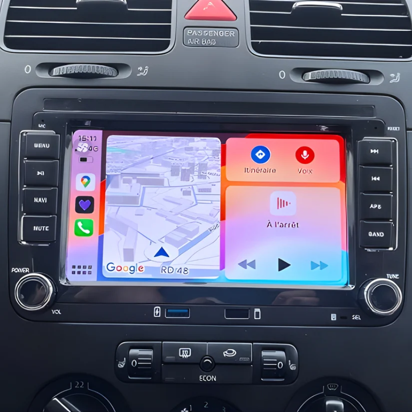 Ecran Autoradio CarPlay Seat / Skoda / VW Polo / Golf 5 / 6 - Image 5