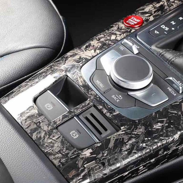 Console Centrale Carbone Réel A3/S3/RS3 8V - Image 9