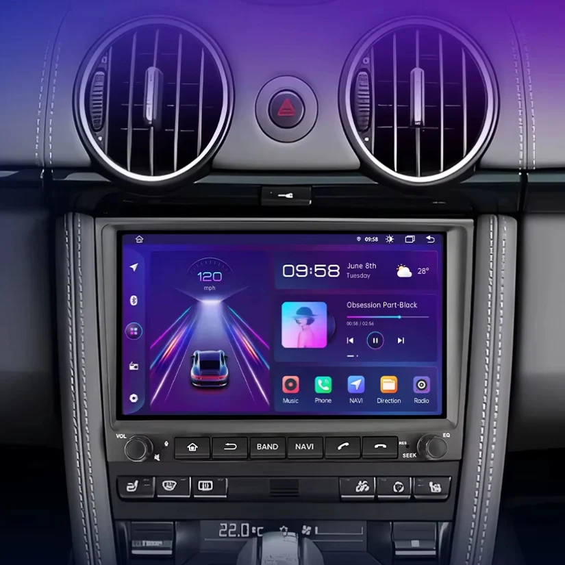 Ecran Carplay Porsche 911 997 / Cayman / Boxtser 987 - Image 2
