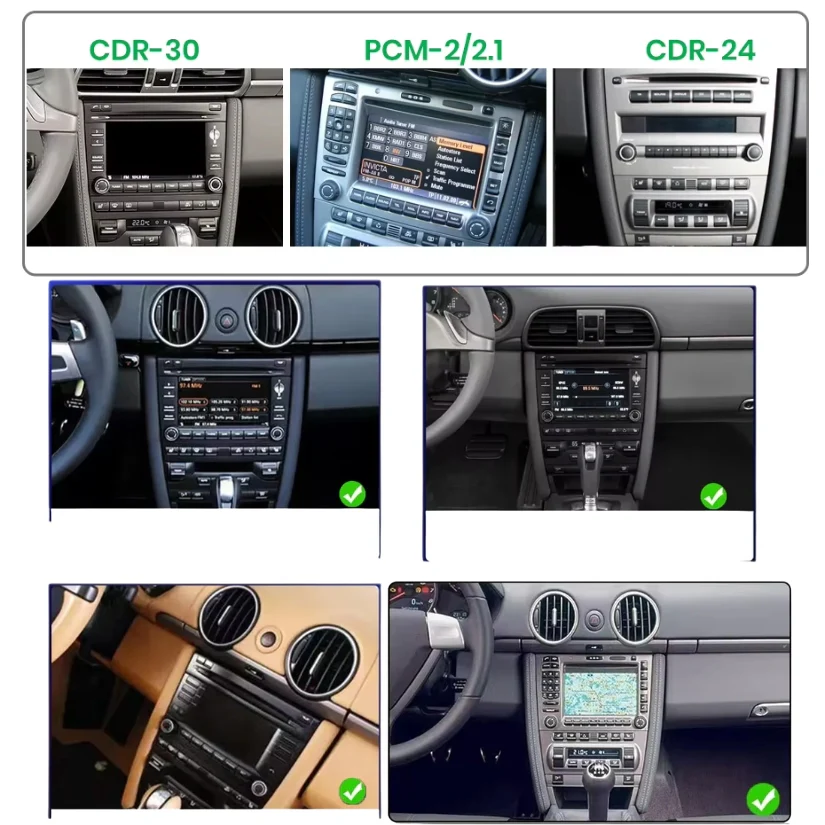 Ecran Carplay Porsche 911 997 / Cayman / Boxtser 987 - Image 4