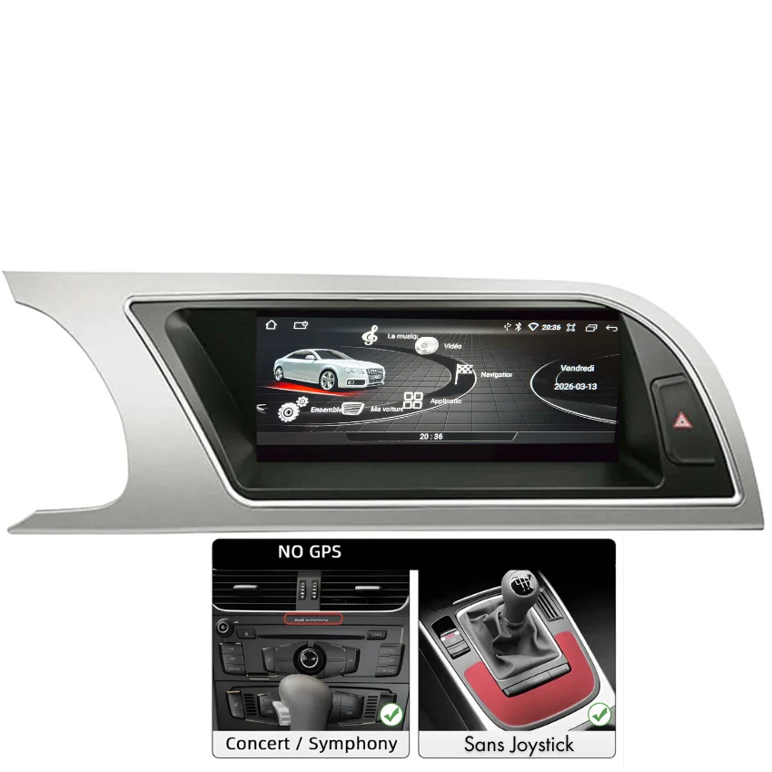 Ecran Autoradio Carplay Audi A4 A5 B8 Q5 - Image 11