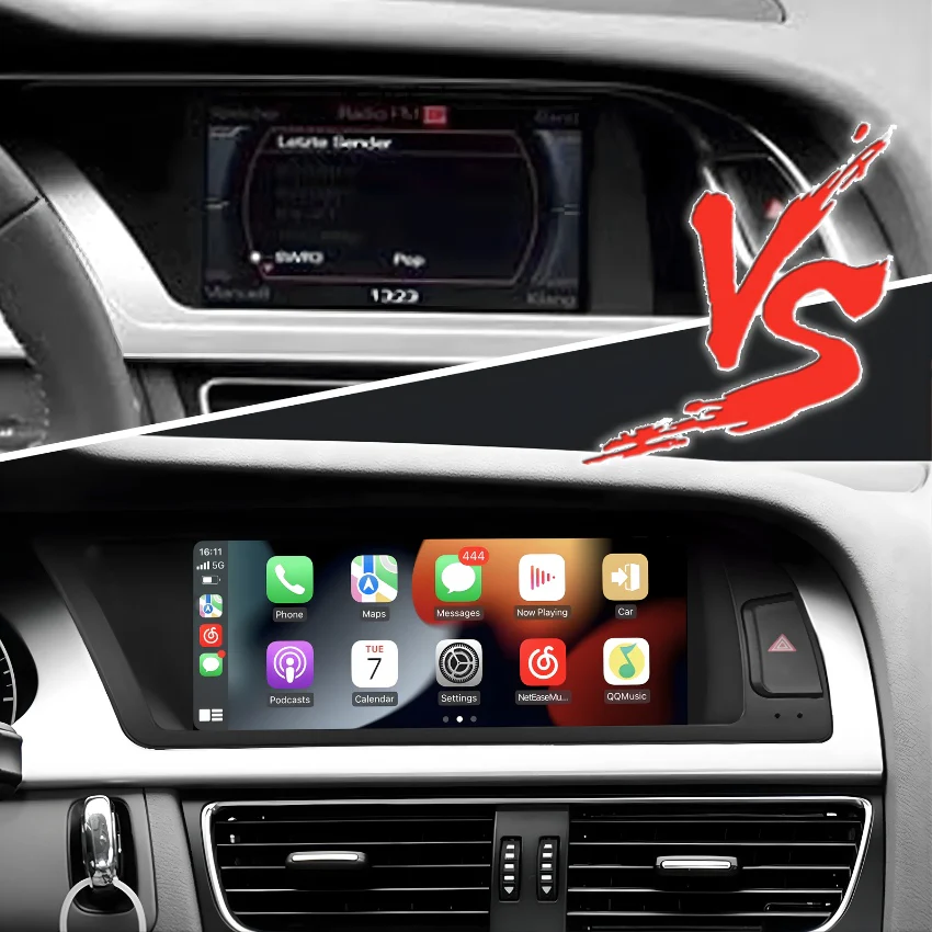 Ecran Autoradio Carplay Audi A4 A5 B8 Q5 - Image 3
