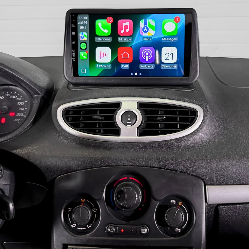 Ecran Autoradio Carplay Renault Clio 3 - Image 2