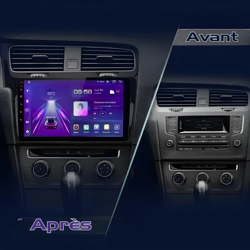 Ecran Autoradio CarPlay VW Golf 7 - Image 4