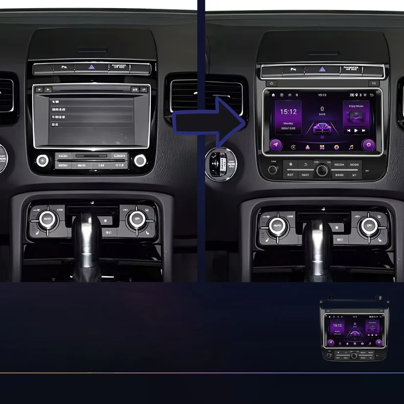 Ecran Autoradio CarPlay VW Touareg 2 - Image 5