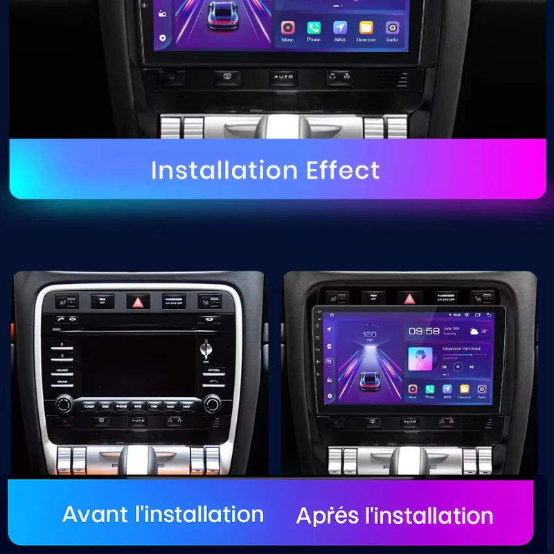 Ecran Carplay Porsche Cayenne 1 (2002-2010) - Image 4