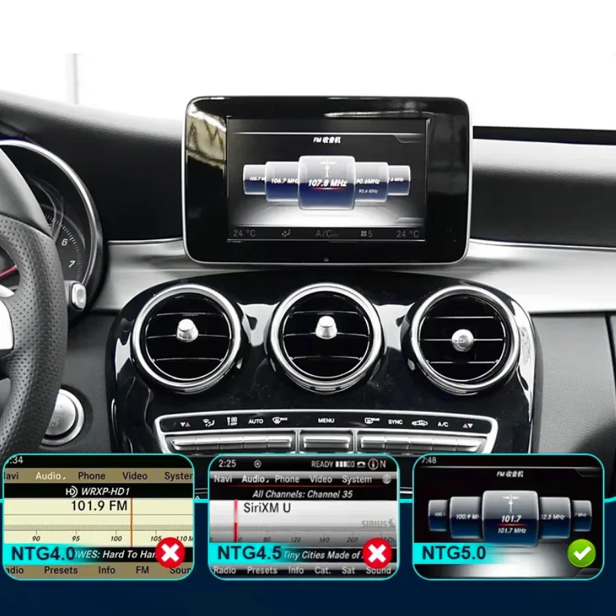 Ecran Carplay Mercedes Class C W205 / GLC - Image 6