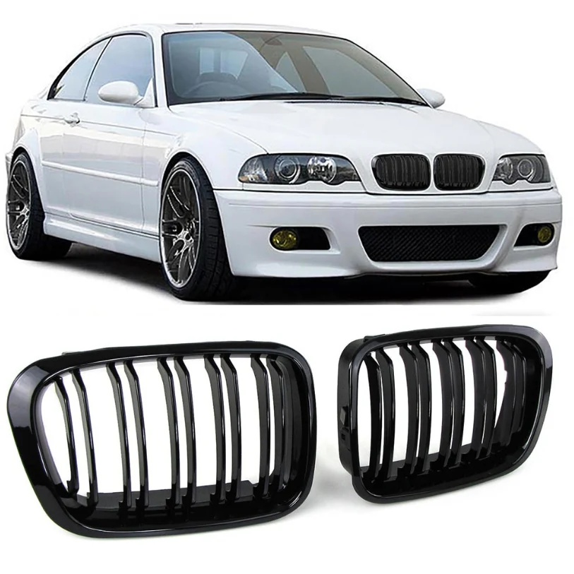 Grille Calandre Noir BMW Serie 3 E46 - Image 6