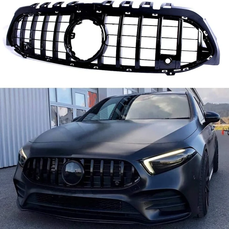 Grille Calandre Noir Mercedes Class A Style A45 AMG - Image 3