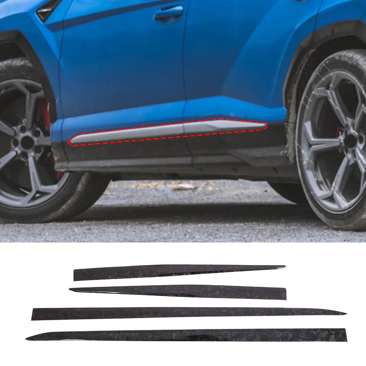 Insert Carbon Forgé Interieur Lamborghini Urus - Image 12