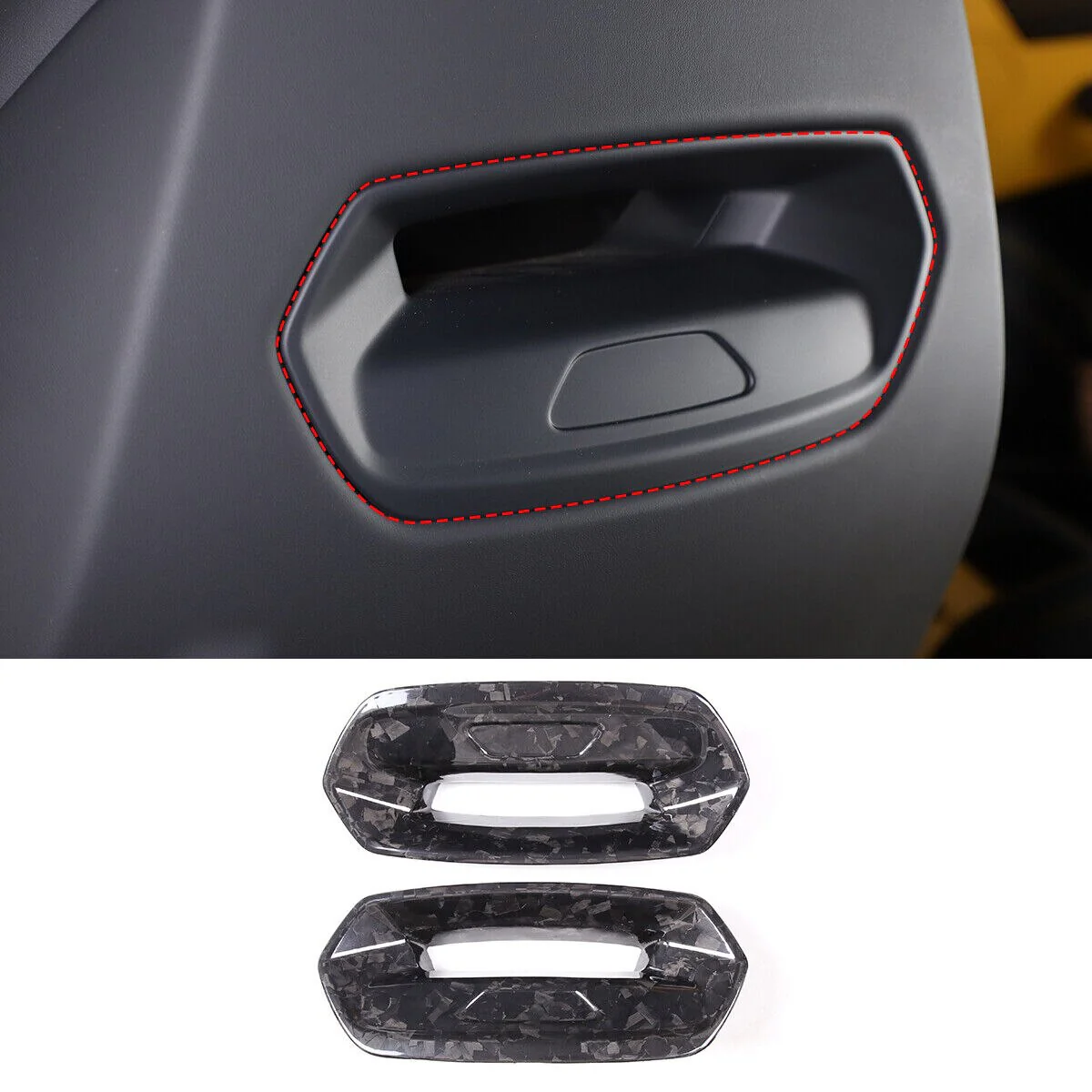 Insert Carbon Forgé Interieur Lamborghini Urus - Image 13