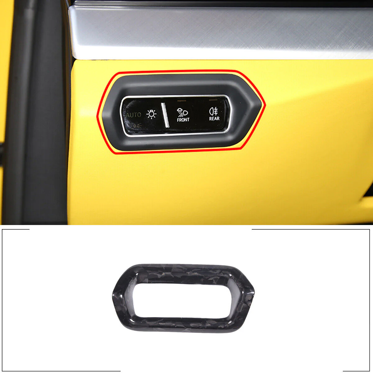 Insert Carbon Forgé Interieur Lamborghini Urus - Image 18