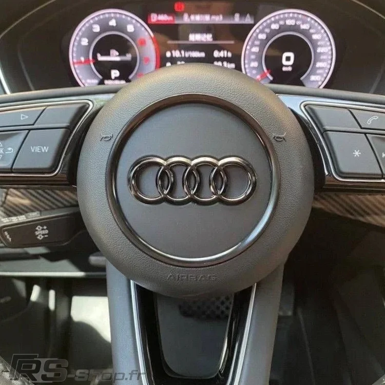 Insert Cerclage et Logo Volant Audi Noir - Image 13
