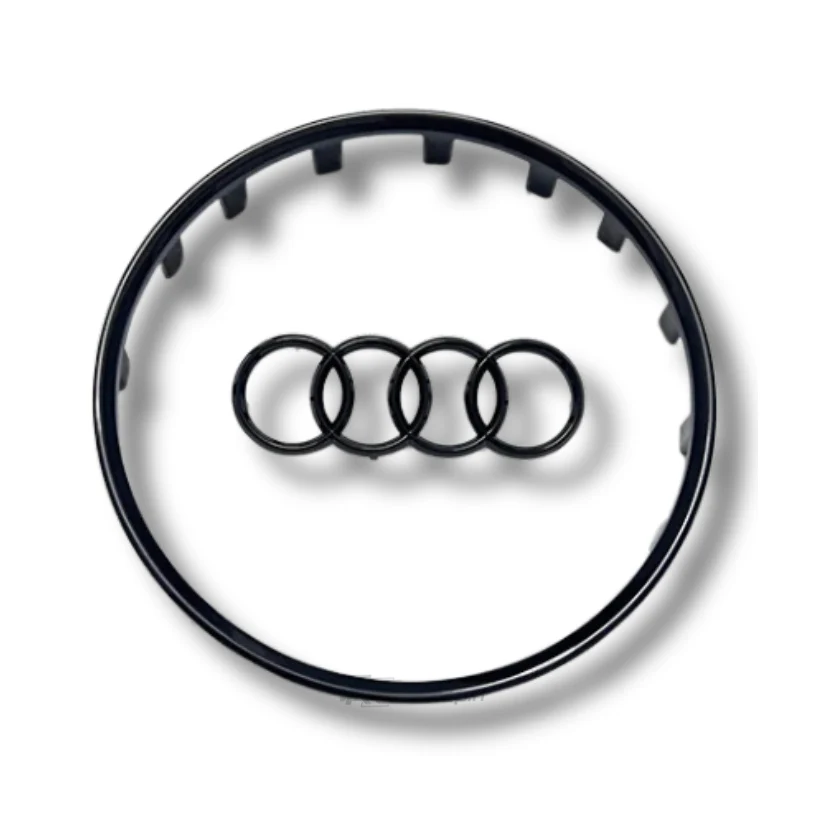 Insert Cerclage et Logo Volant Audi Noir - Image 3