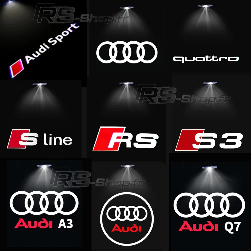 Projecteur Led Porte Logo Audi - Image 8