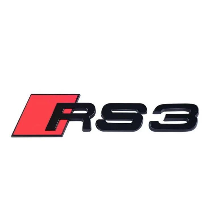 Logo / Badge Audi RS3 / RS4 / RS5 / RS6 / RS7 / RSQ3 / RSQ8 Noir - Image 3