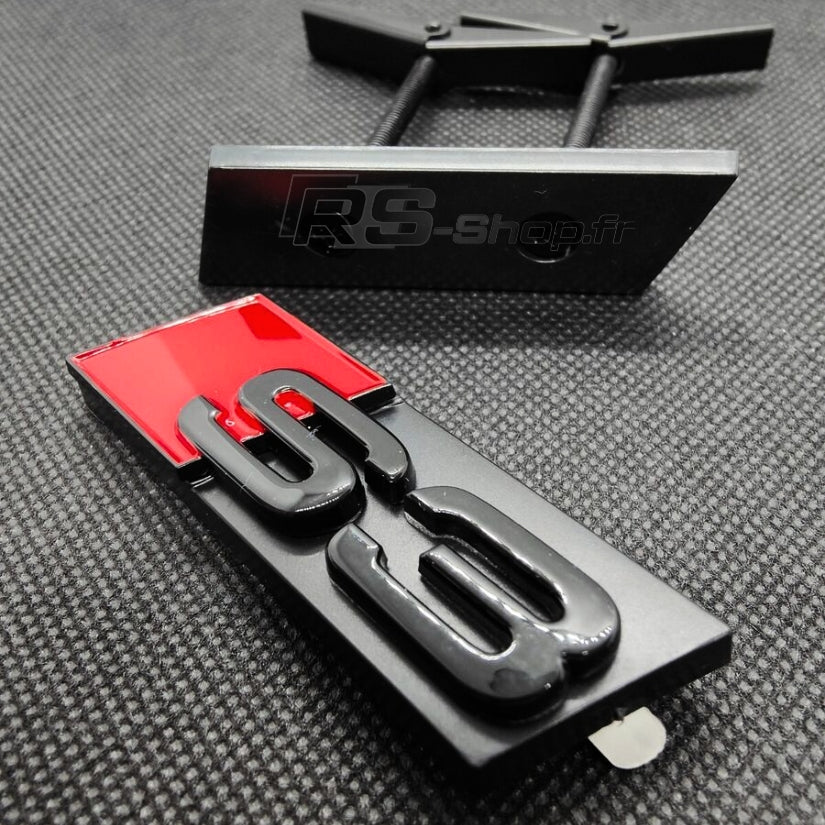 Logo / Badge Audi S3 / S4 / S5 / S6 / S7 / S8 Noir - Image 2