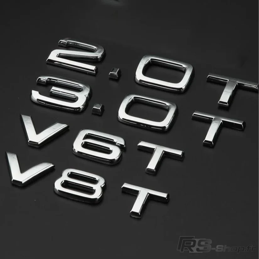 Logo Audi 1.8T 2.0T 3.0T 3.2 4.2 V6T V8T V10 W12 - Image 4
