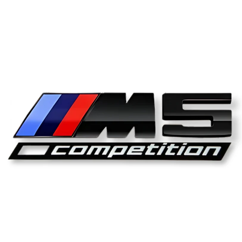 Logo BMW M2 / M3 / M4 / M5 Compétition Noir - Image 10