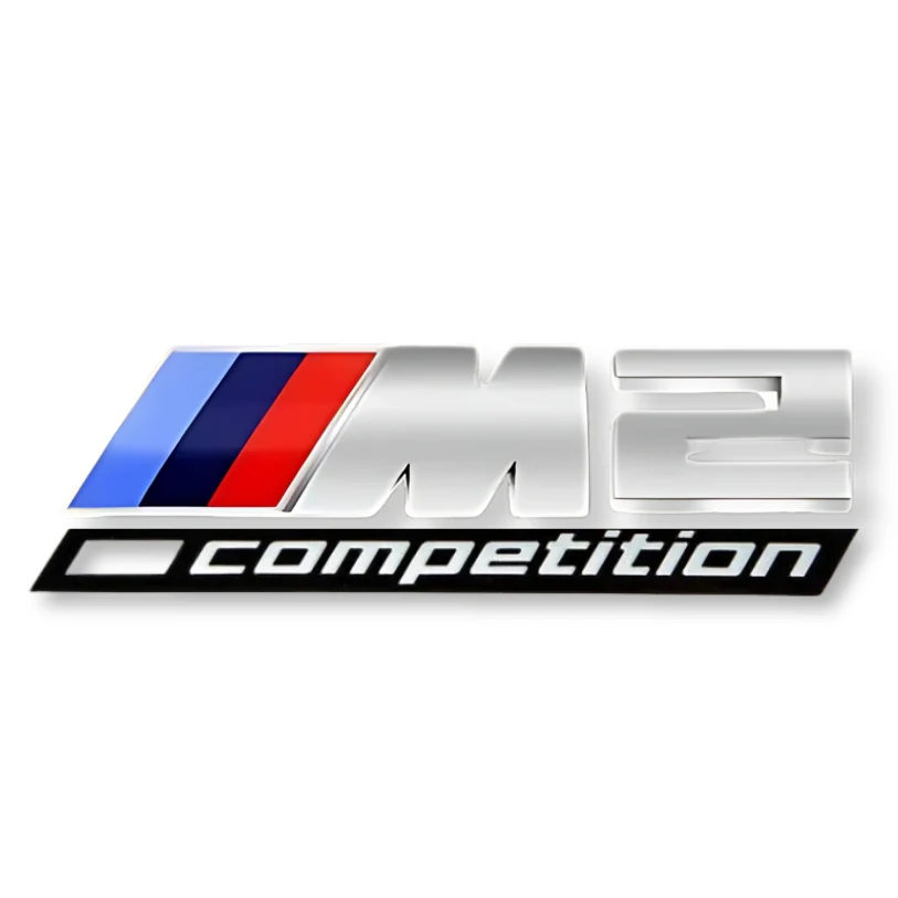 Logo BMW M2 / M3 / M4 / M5 Compétition Noir - Image 14