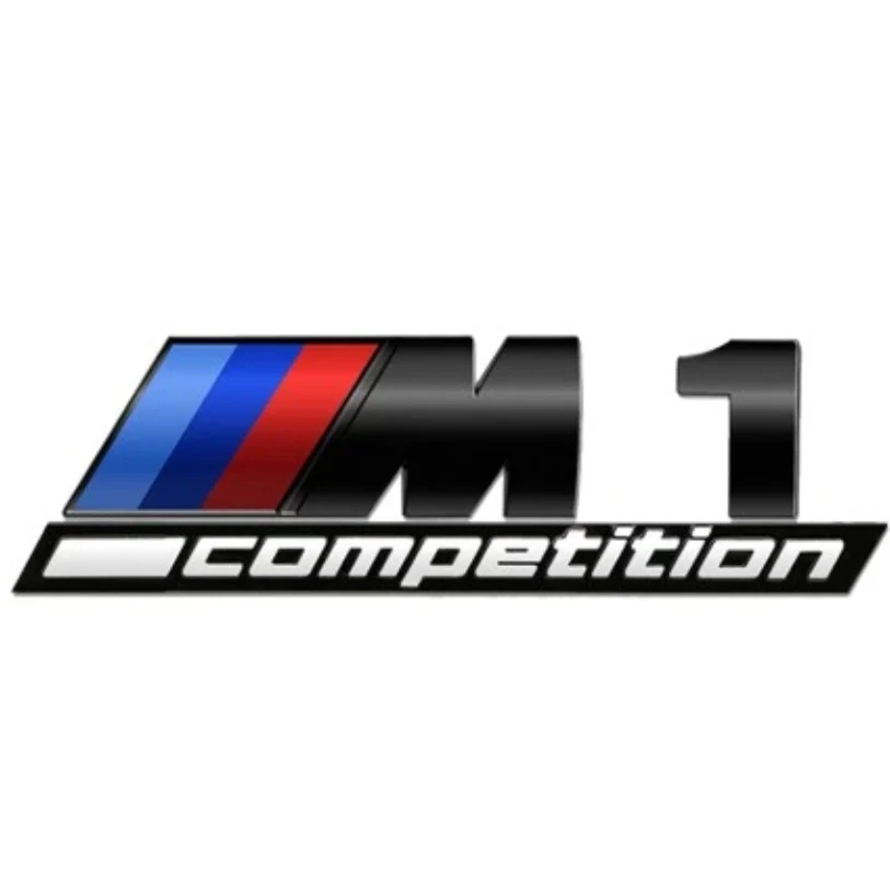 Logo BMW M2 / M3 / M4 / M5 Compétition Noir - Image 15