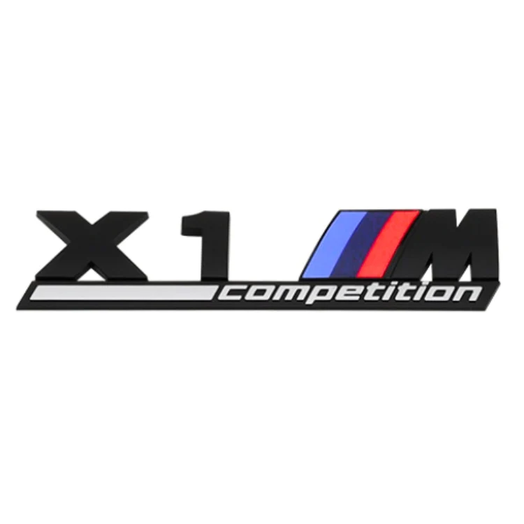 Logo BMW M2 / M3 / M4 / M5 Compétition Noir - Image 20