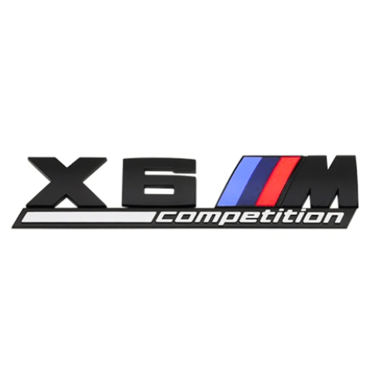 Logo BMW M2 / M3 / M4 / M5 Compétition Noir - Image 21