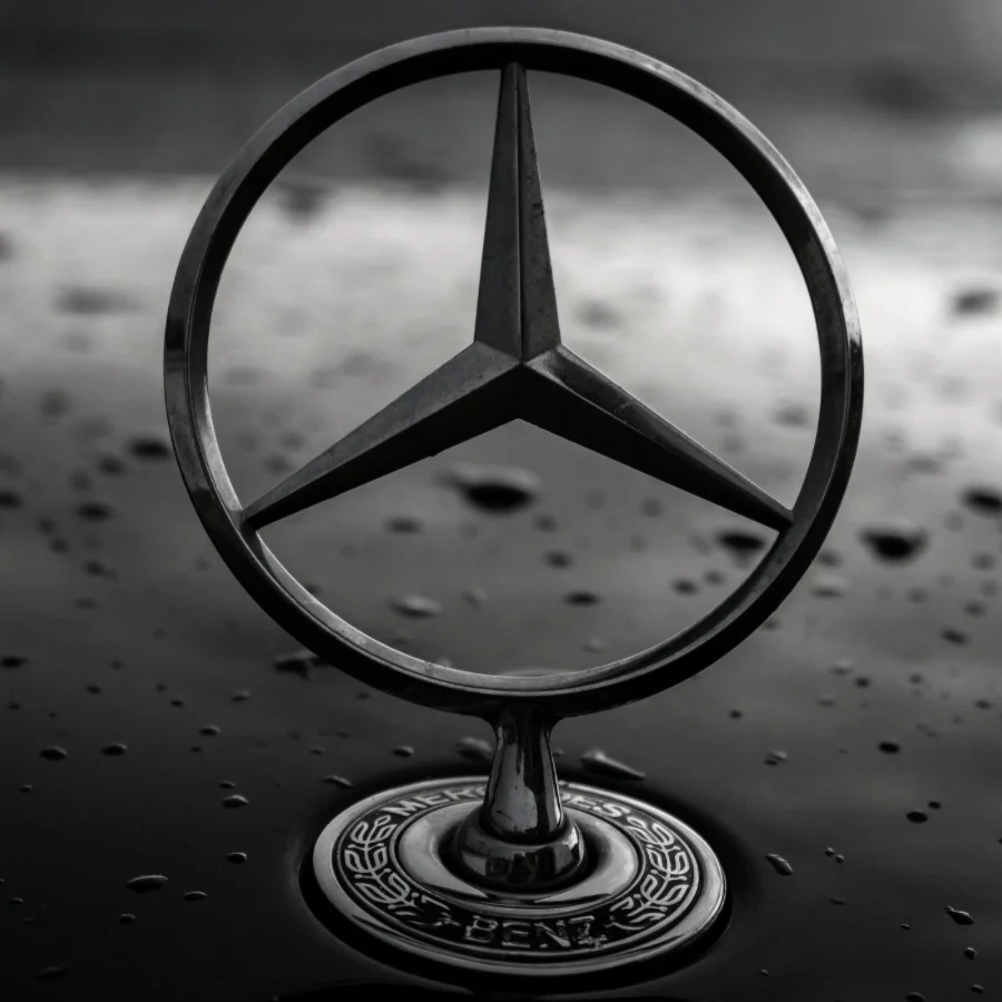 Logo Mercedes Emblème Capot - Image 2