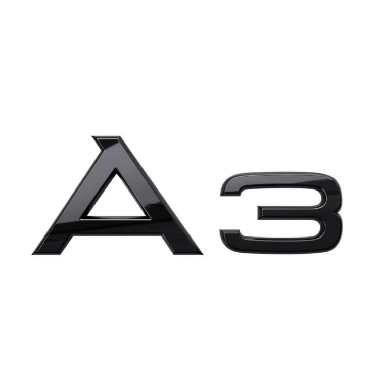 Logo Audi A1 A3 A4 A5 A6 A7 A8 Q3 Q5 Q7 Noir - Image 11