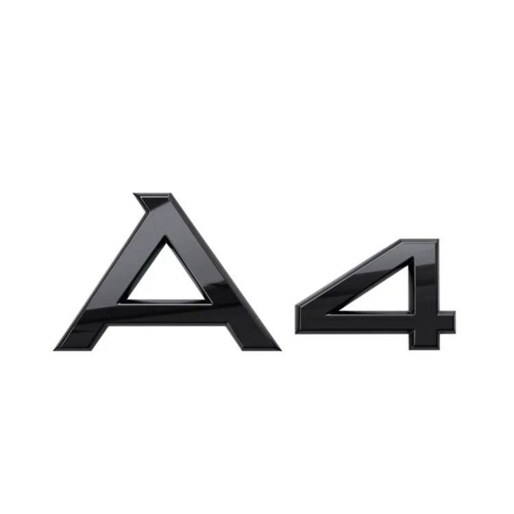 Logo Audi A1 A3 A4 A5 A6 A7 A8 Q3 Q5 Q7 Noir - Image 19