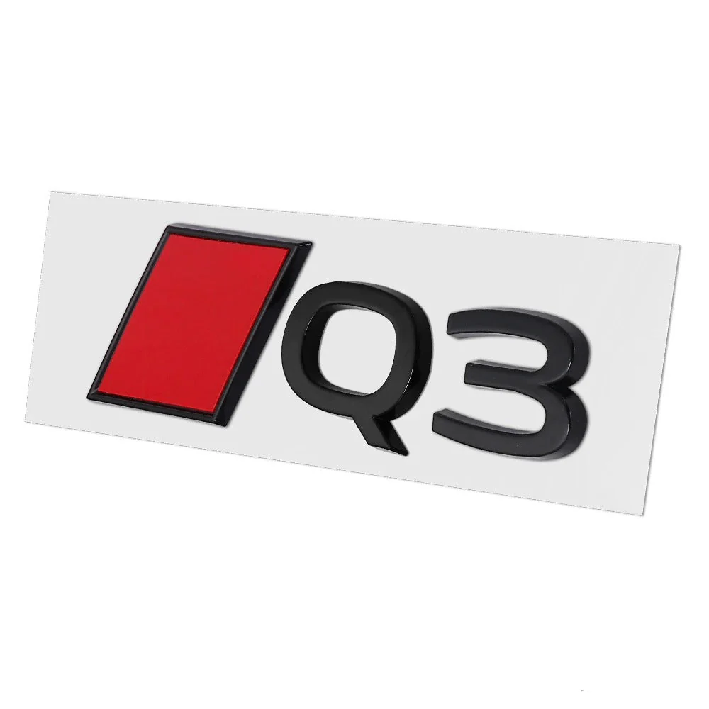 Logo Audi A1 A3 A4 A5 A6 A7 A8 Q3 Q5 Q7 Noir - Image 34