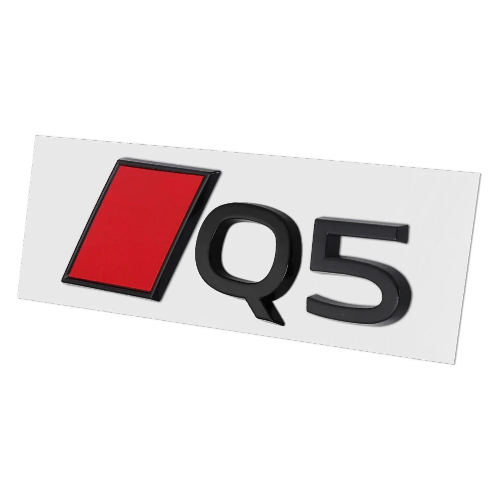 Logo Audi A1 A3 A4 A5 A6 A7 A8 Q3 Q5 Q7 Noir - Image 35
