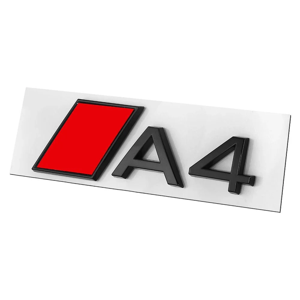 Logo Audi A1 A3 A4 A5 A6 A7 A8 Q3 Q5 Q7 Noir - Image 46