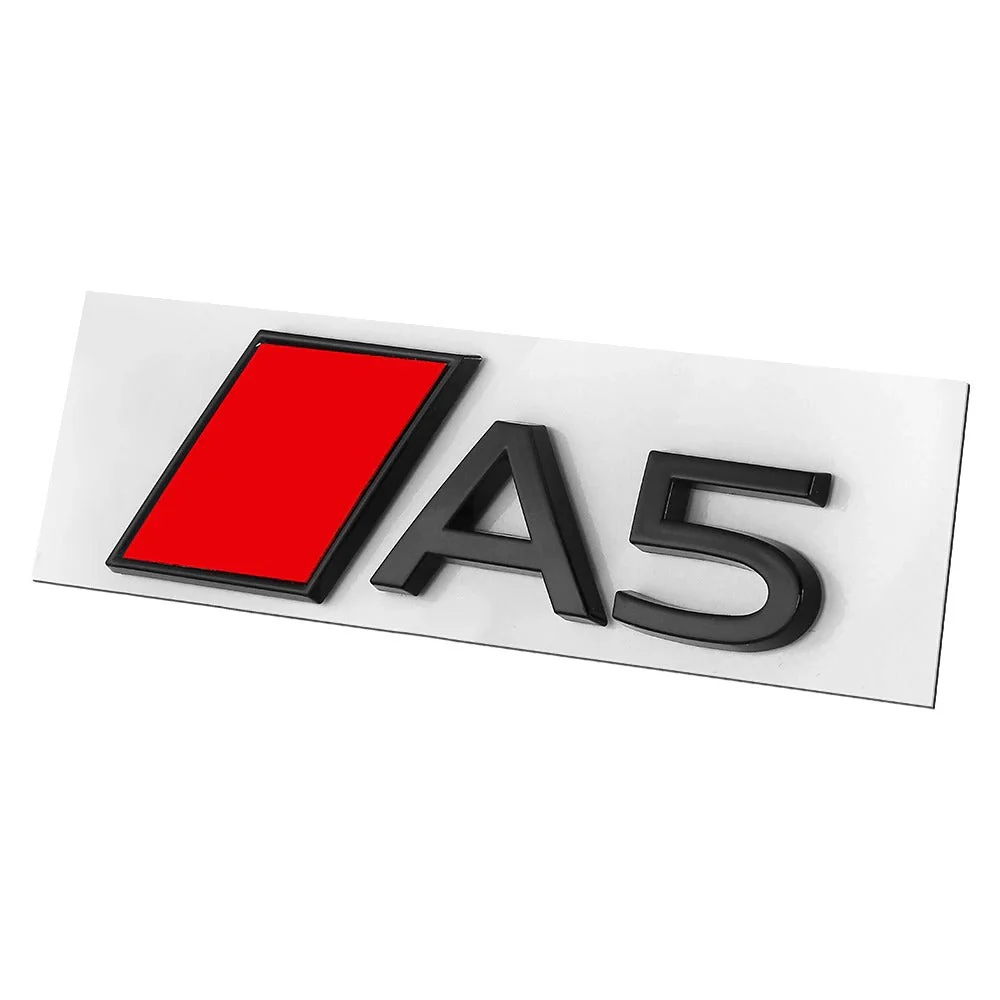 Logo Audi A1 A3 A4 A5 A6 A7 A8 Q3 Q5 Q7 Noir - Image 47