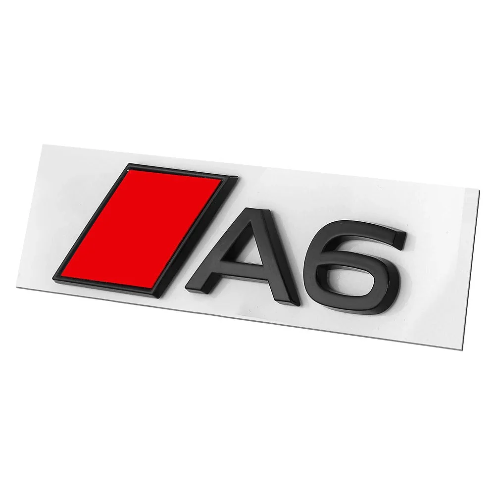 Logo Audi A1 A3 A4 A5 A6 A7 A8 Q3 Q5 Q7 Noir - Image 48