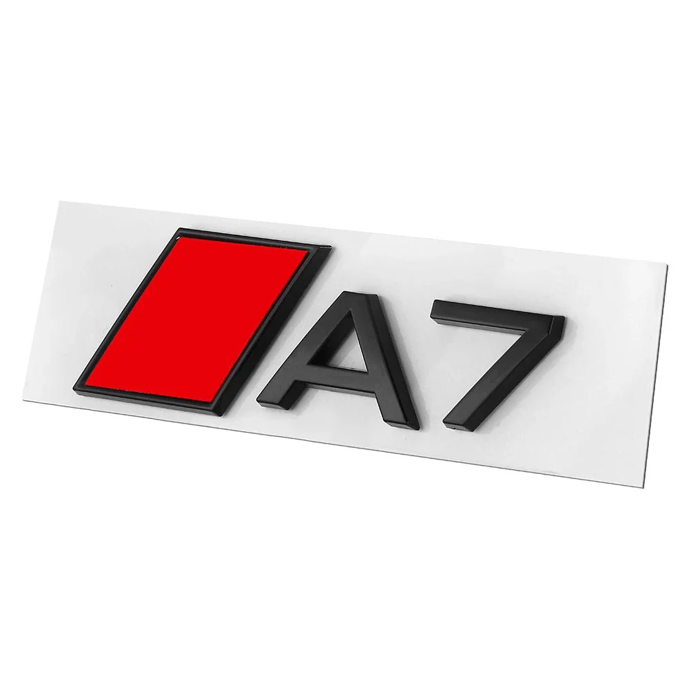 Logo Audi A1 A3 A4 A5 A6 A7 A8 Q3 Q5 Q7 Noir - Image 49
