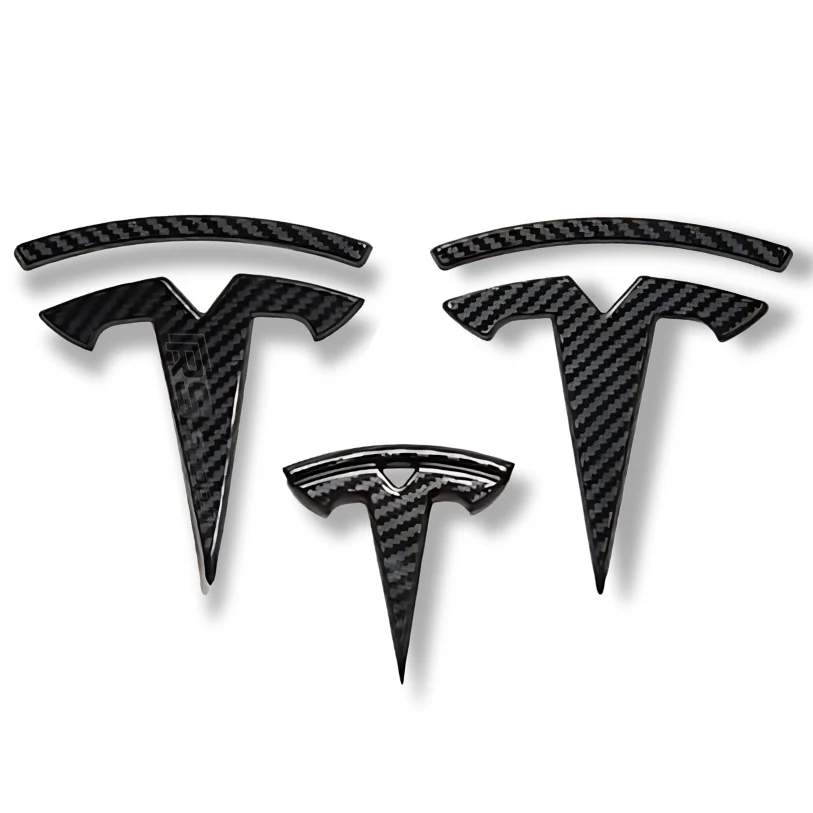 Logo / Badge Tesla Noir - Image 4