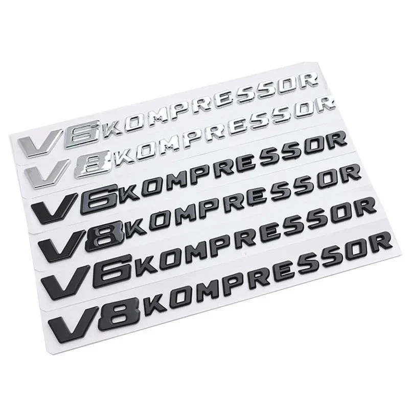 Logo V6 / V8 Kompressor Mercedes - Image 2