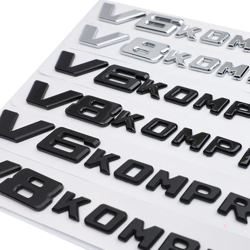 Logo V6 / V8 Kompressor Mercedes - Image 3
