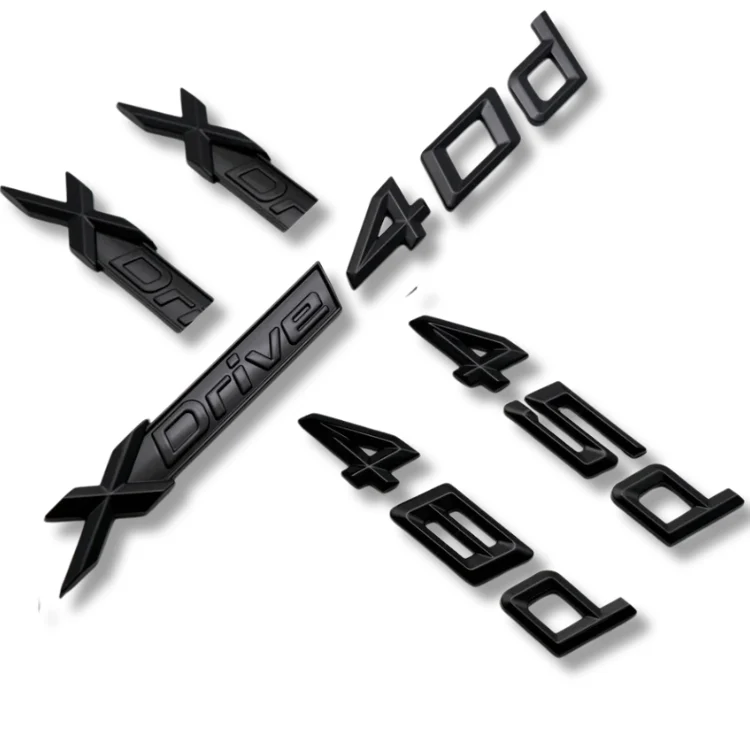 Logo Xdrive Noir Bmw X1 X3 X4 X4 X5 X6 X7 - Image 7