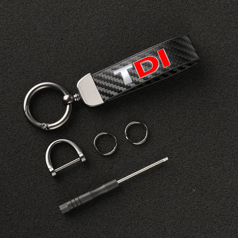 Porte Clé TDI Carbone Style - Image 3