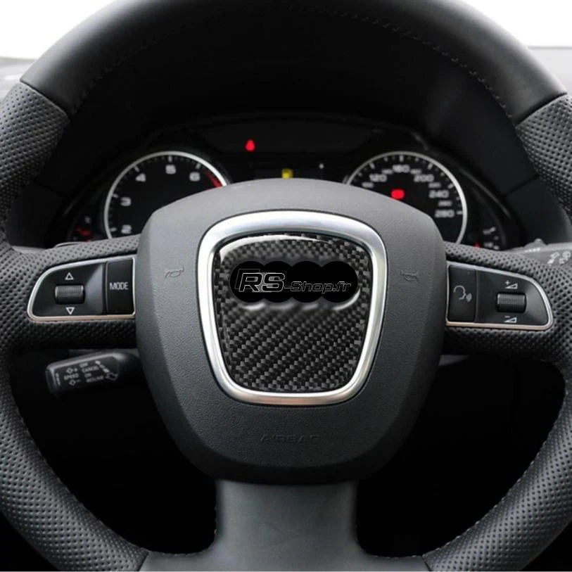 Sticker Volant Carbone 3D Audi B7 - Image 6