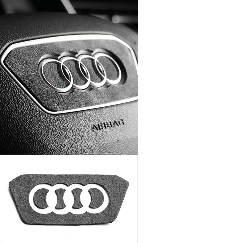 Sticker Volant Alcantara Audi - Image 3