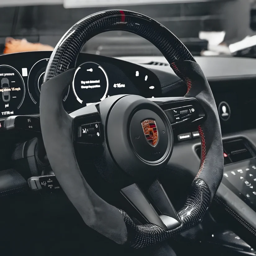 Volant Porsche Carbone 911 992 - Image 2